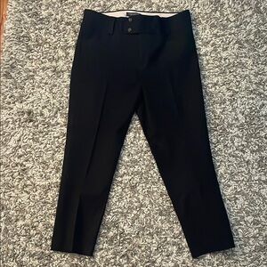 Line New- Banana Republic Sloan Black Tailored Trousers